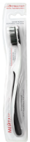 Бамбуковая зубная щетка с угольным напылением (бело-черная) DALI for men MeiTan